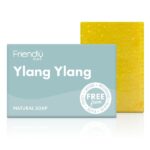 Friendly Ylang Ylang Soap is a natural soap bar with a lovely soft floral scent. The bar is vegan and palm oil free