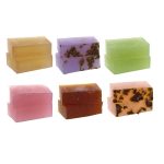 Alternative Mixed Box of Soap. 6 x 90g bars vegetable glycerine soap. Contains six different flavours. Palm oil free. Vegan and cruelty free soap.